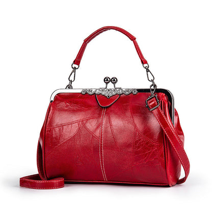 Retro stílusú elegáns női kézitáska 👜 – Minőségi anyag és praktikus kialakítás
