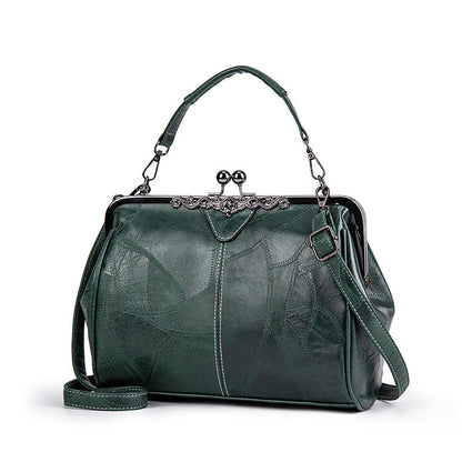 Retro stílusú elegáns női kézitáska 👜 – Minőségi anyag és praktikus kialakítás