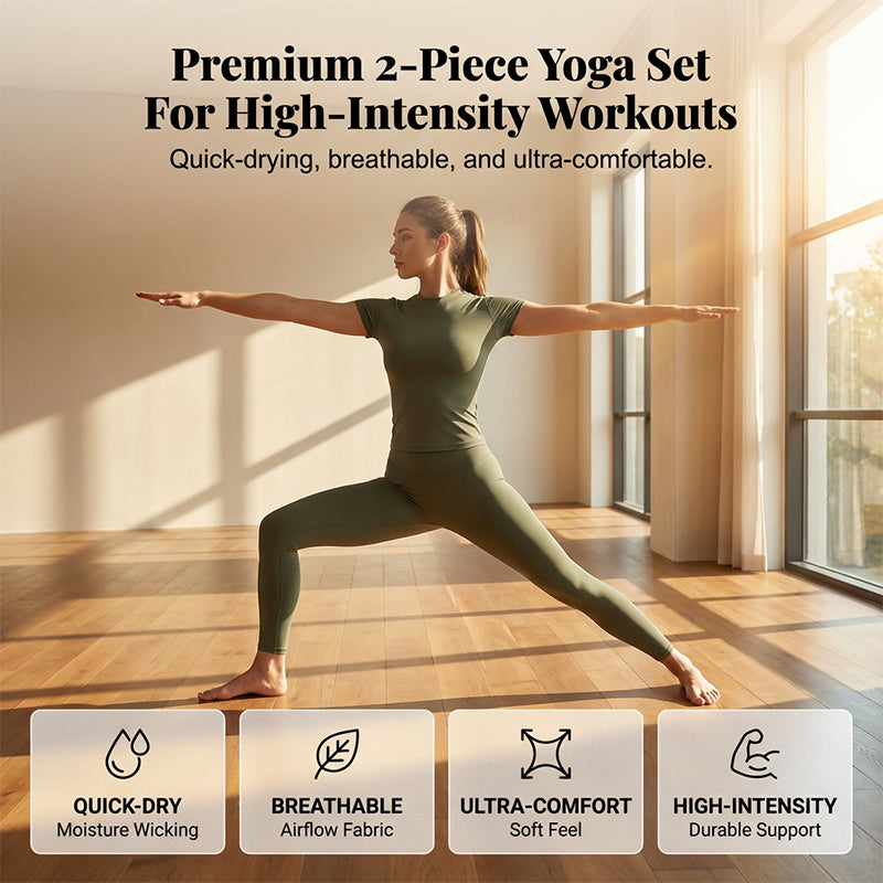 👚🏃Női kétrészes sportruha-szett