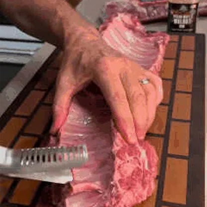 🥩🔥 Prémium rozsdamentes acél bordahártya-eltávolító – Könnyebb előkészítés, tökéletes BBQ!