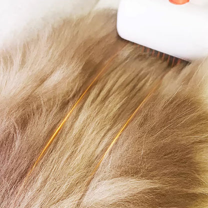 2026 Újdonság: 2-in-1 Gubancmentesítő Fésű 🐾✂️ – Professzionális Kisállat Ápolás