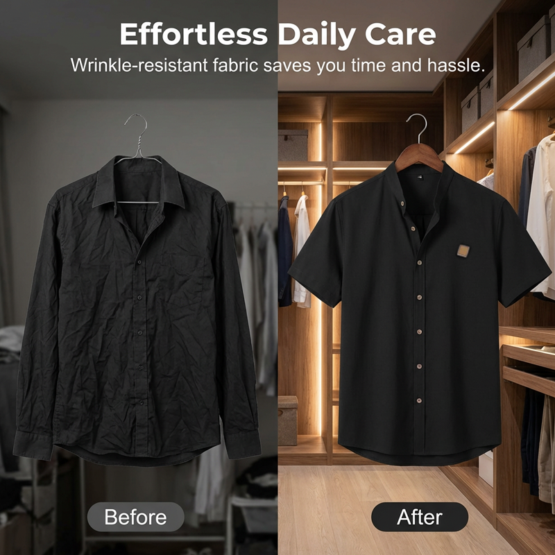 👔 FLASH SALE: 50% OFF! ☀️ Men's Summer Casual Button-Up Shirt – Stand Collar, Breathable & Relaxed Fit ✨