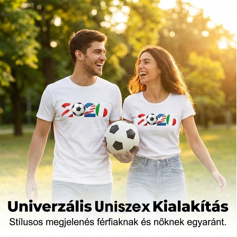 Unisex Alkalmi Kerek Nyakú Póló