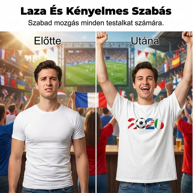 Unisex Alkalmi Kerek Nyakú Póló