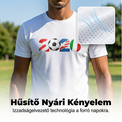 Unisex Alkalmi Kerek Nyakú Póló