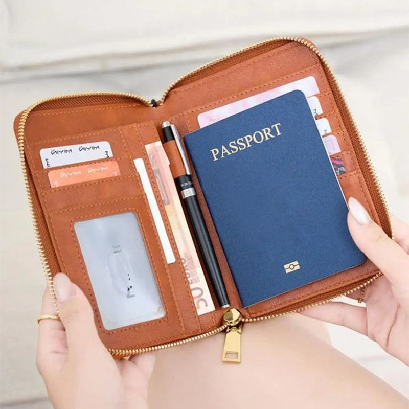 RFID-ellenes utazótáska útlevélhez