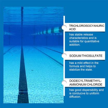💧 Úszómedence-tisztítószer – kristálytiszta víz, gondtalan élvezet! 🏊‍♂️💙