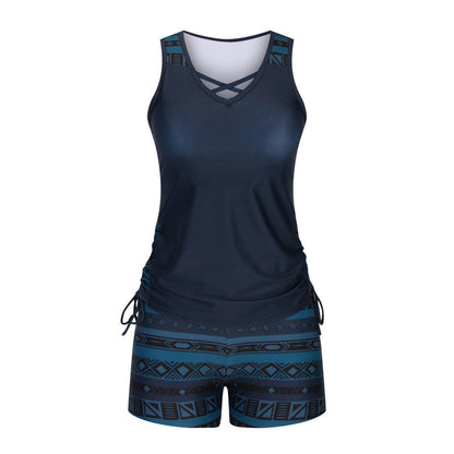 🩱 Mintás kétrészes tankini fürdőruha | S-3XL