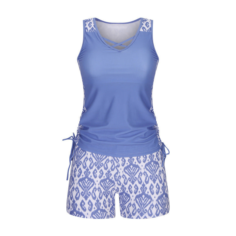 🩱 Mintás kétrészes tankini fürdőruha | S-3XL