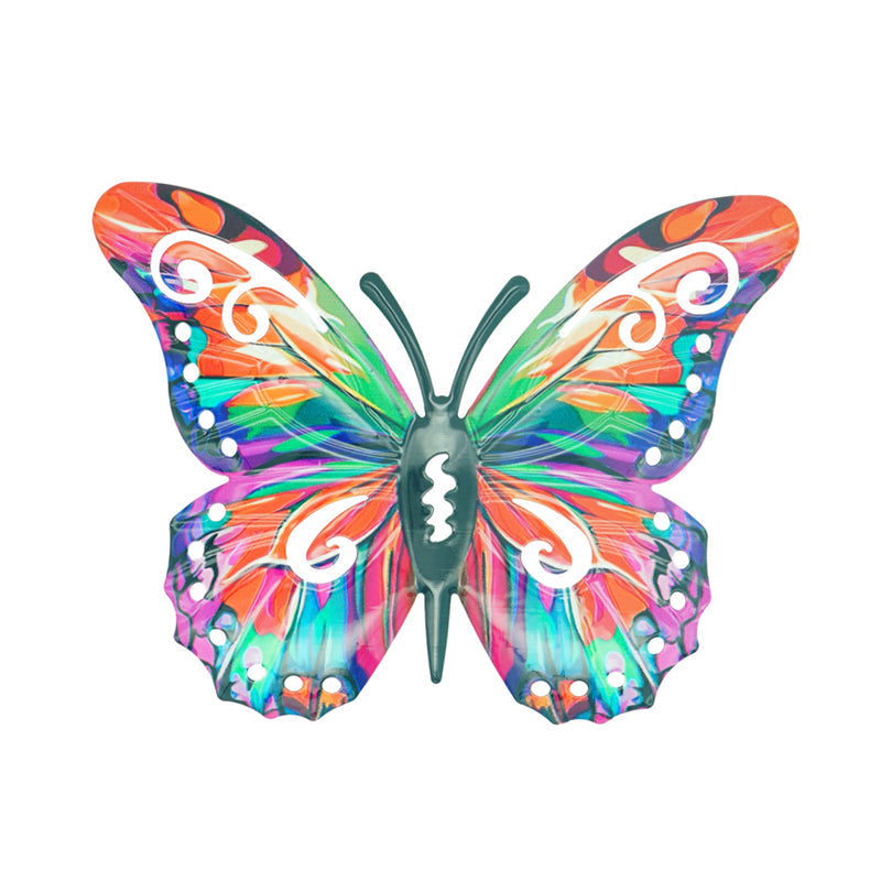🦋 Prémium fém pillangó faldekor – Időjárásálló dísz kertbe, teraszra és erkélyre