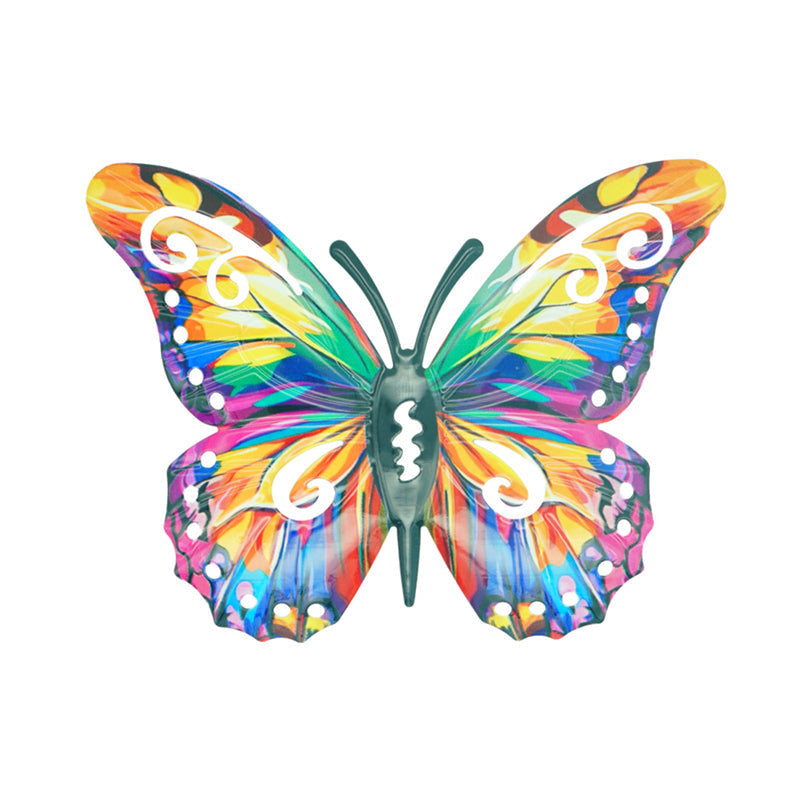 🦋 Prémium fém pillangó faldekor – Időjárásálló dísz kertbe, teraszra és erkélyre