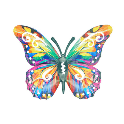 🦋 Prémium fém pillangó faldekor – Időjárásálló dísz kertbe, teraszra és erkélyre