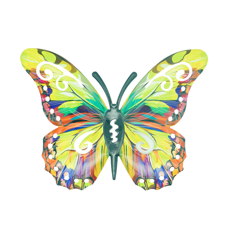 🦋 Prémium fém pillangó faldekor – Időjárásálló dísz kertbe, teraszra és erkélyre