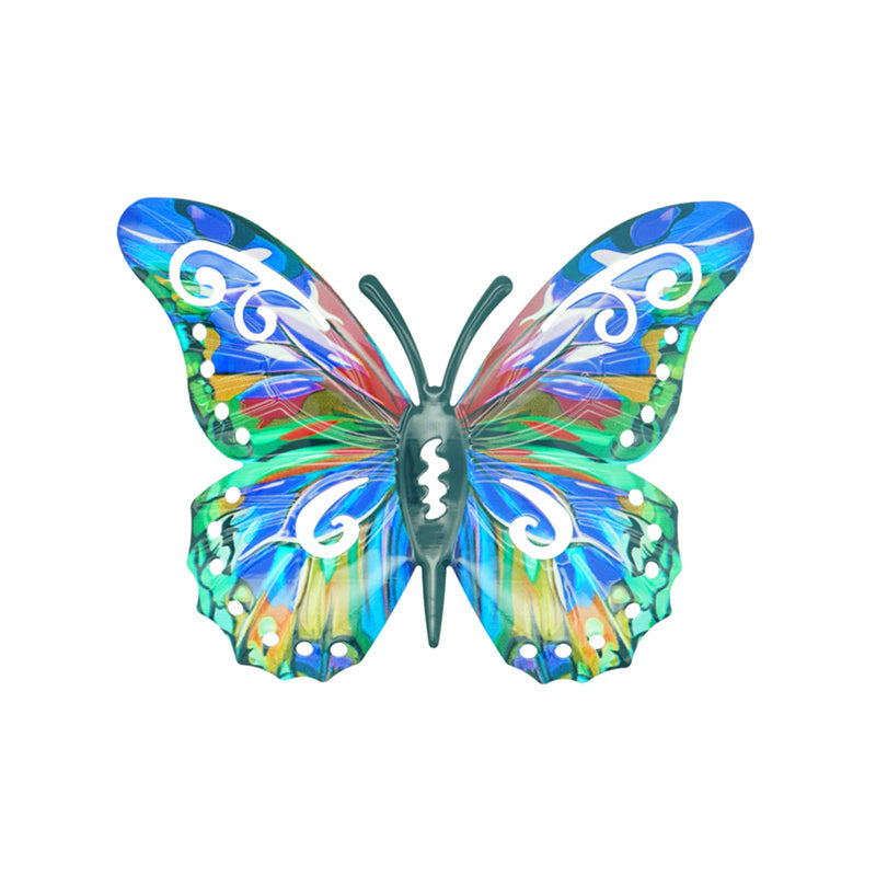 🦋 Prémium fém pillangó faldekor – Időjárásálló dísz kertbe, teraszra és erkélyre
