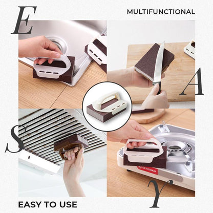 🔥🧽 Többfunkciós tisztítókefe – Ergonomikus fogantyú, karcmentes szálak, csempéhez, kádhoz, szerszámokhoz és autókerekekhez 🧼🍳