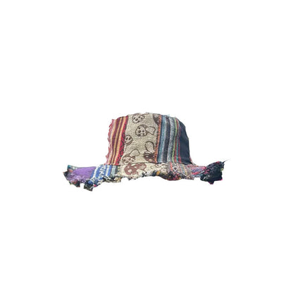 Színes, patchwork stílusú len sapka