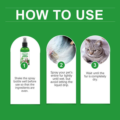 🐶🐱 Természetes bolha- és kullancsirtó spray kutyáknak és macskáknak