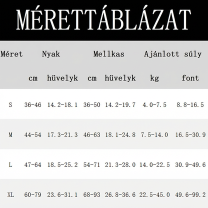 🦮 Húzásgátló kutyahám pórázzal és nyakörvvel, LED-es