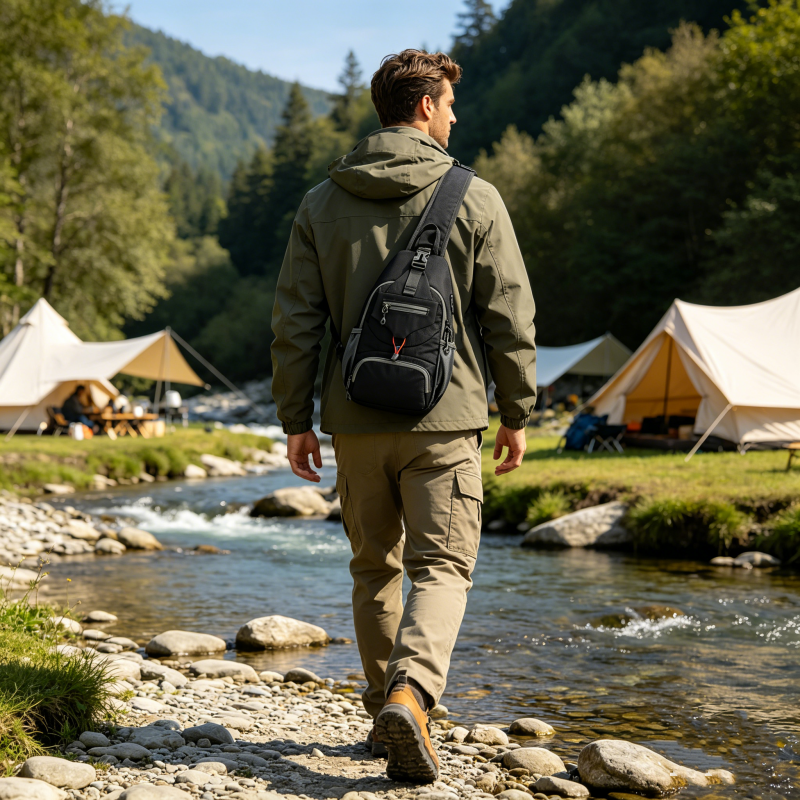 🎒 Túlélés és Stílus: Funkcionális Férfi Kültéri Válltáska – Kalandra Fel! 🌲
