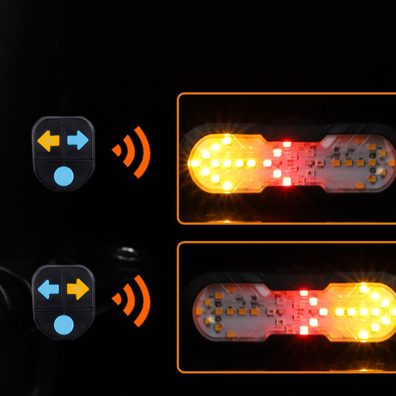 🚲💡 Biztonságos Kerékpárlámpa Vezeték Nélküli