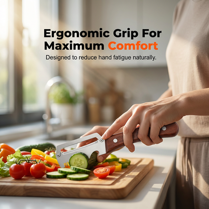 🔪🥔 3-in-1 zöldhagyma aprító és hámozó konyhai eszköz 🥗✨