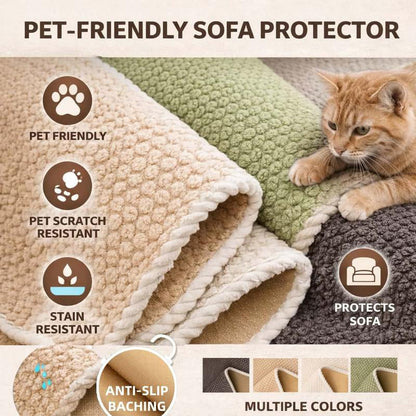 🛋️ Prémium flanel kanapévédő – Csúszásmentes, vastag és karcolásálló