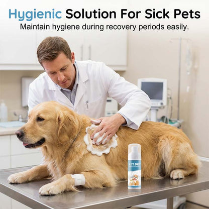 🐶🐱Vízmentes tisztító hab kutyáknak és macskáknak