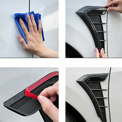 🚗 Dekoratív matricák az autó sárvédőire✨ Személyre szabhatod autódat stílusos motívumokkal 🎨