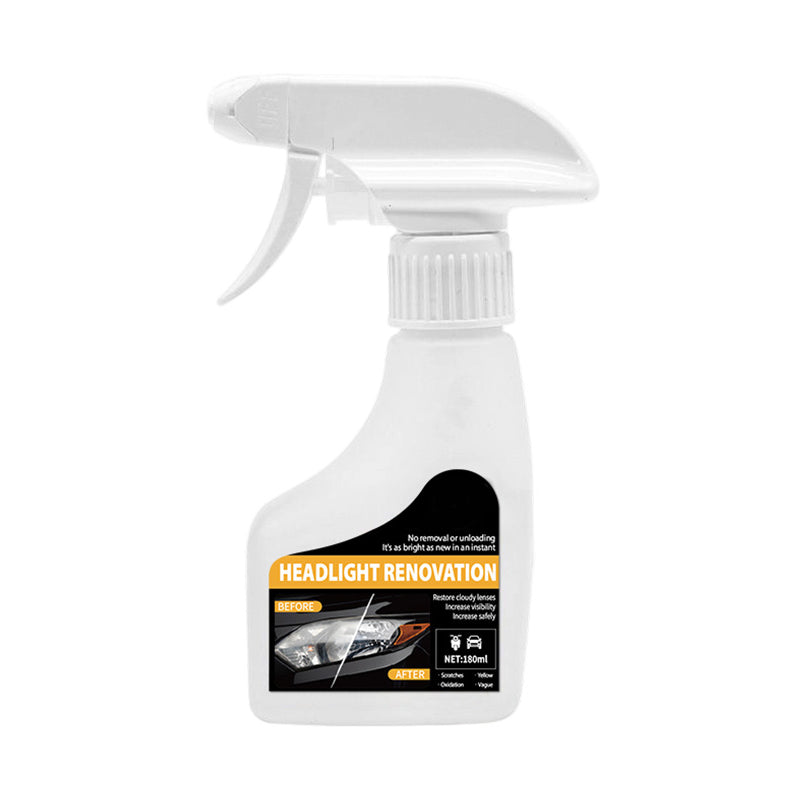 🚗✨ Fényszóró-felújító spray – eltávolítja a sárgás bevonatot és a mattodást, visszaadja a fényszórók tiszta megjelenését 💡