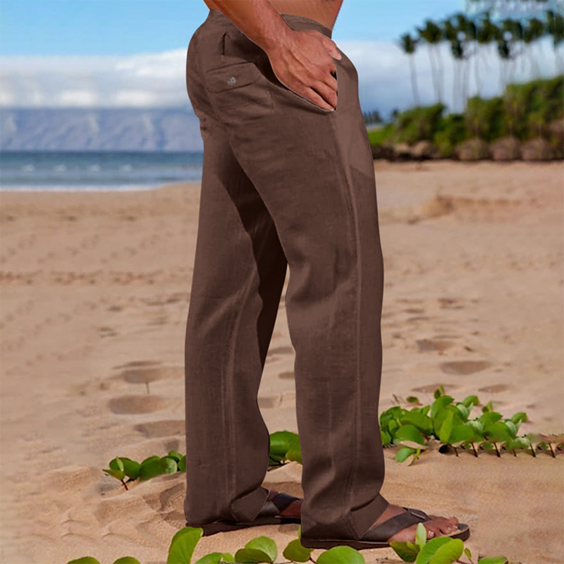 🔥Egyenes szabású👖mindennapi viseletre alkalmas férfi nadrág