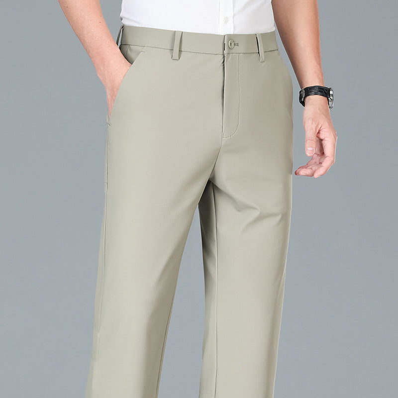 🔥Summer Explosion🎉Men's Summer Breathable Stretch Straight Leg Pants