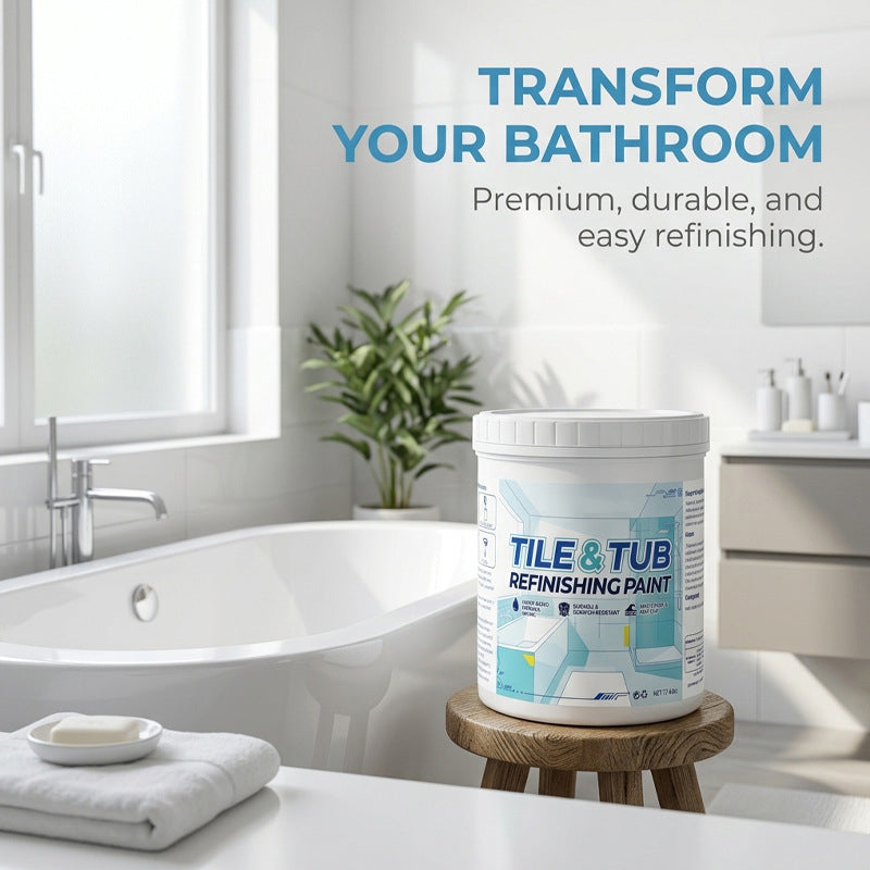 🎨 Újítsa fel csempéjét és kádját – Vízalapú csempe- és kádfelújító festék – Utánvétes 🛁✨