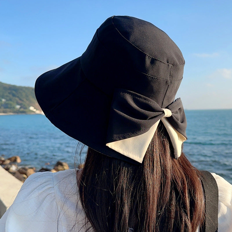 👒Széles karimájú, masnis napvédő kalap nőknek☀️