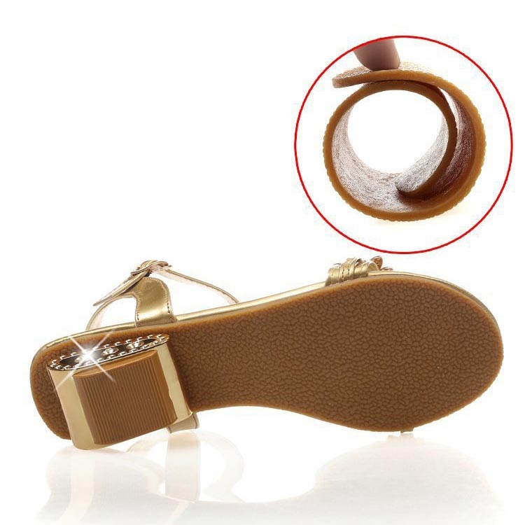💎Kiváló minőségű, modern, strasszos női szandálok👡