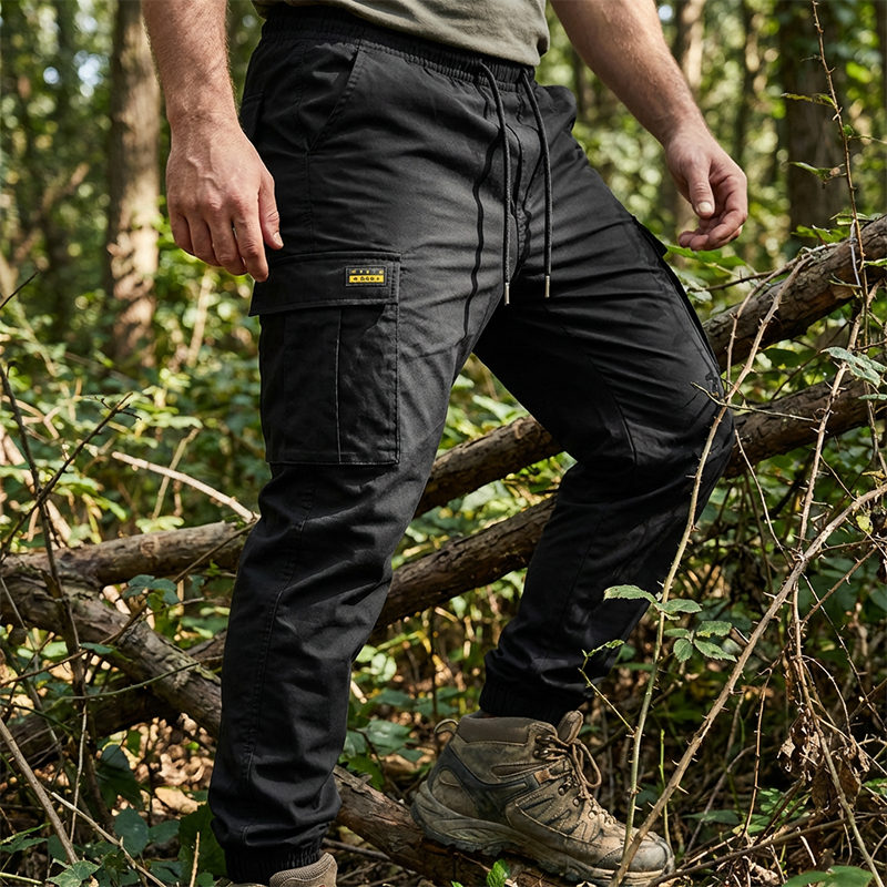 👖🌿Férfi cargo nadrág mindennapi viseletre, zsinórral🔥