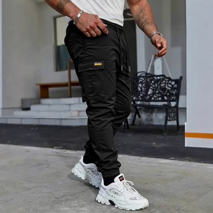 👖🌿Férfi cargo nadrág mindennapi viseletre, zsinórral🔥