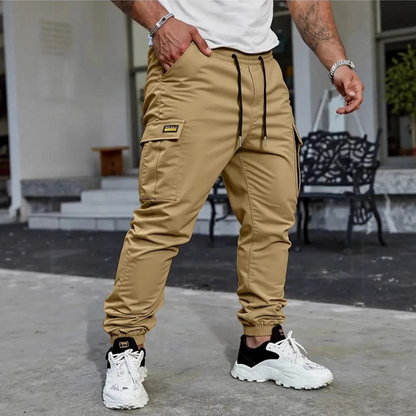 👖🌿Férfi cargo nadrág mindennapi viseletre, zsinórral🔥