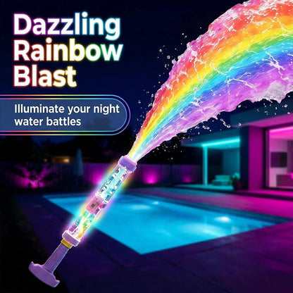 ✨🌈 Vízis játék szivattyúval és sötétben világító LED-del💦