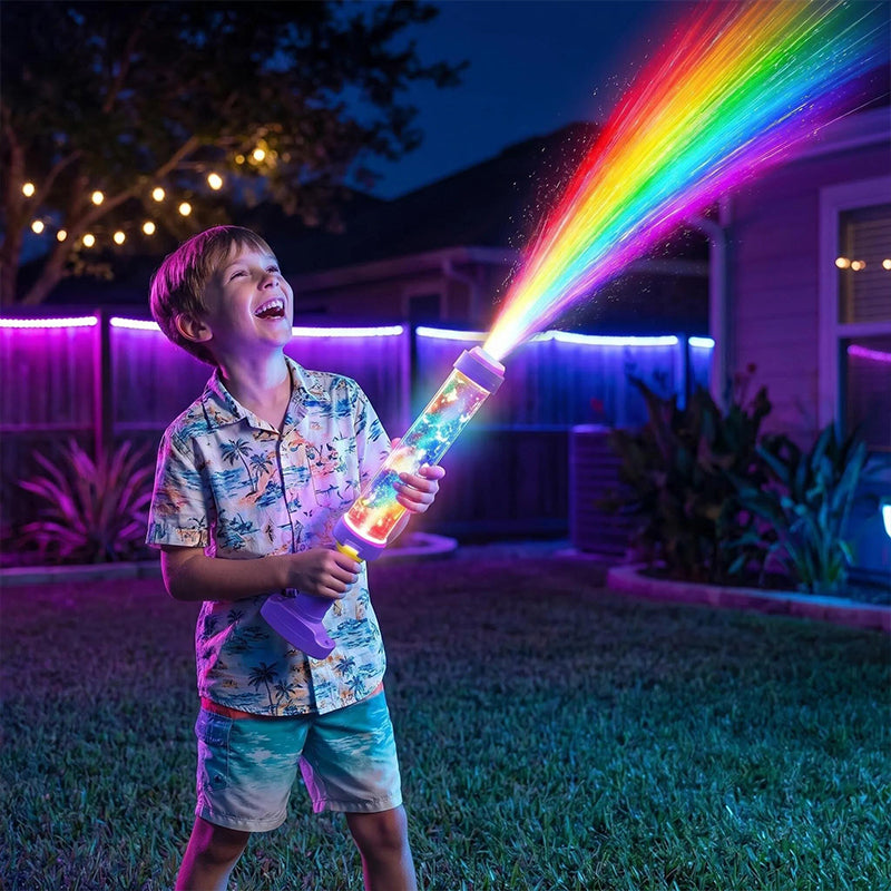 ✨🌈 Vízis játék szivattyúval és sötétben világító LED-del💦