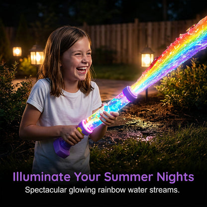 ✨🌈 Vízis játék szivattyúval és sötétben világító LED-del💦