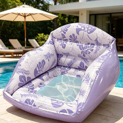 🏊💺U alakú felfújható medenceúszó – Pihenjen stílusosan, kiváló felnőtteknek és gyerekeknek egyaránt, könnyen tárolható ⚡