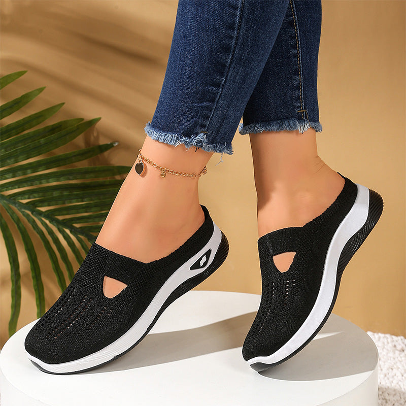 👟Női légáteresztő hálós felcsúszós cipő🌬️