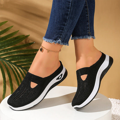 👟Női légáteresztő hálós felcsúszós cipő🌬️