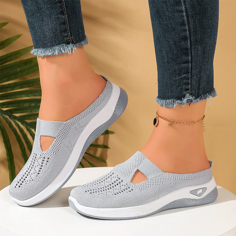👟Női légáteresztő hálós felcsúszós cipő🌬️