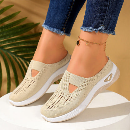 👟Női légáteresztő hálós felcsúszós cipő🌬️