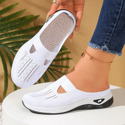 👟Női légáteresztő hálós felcsúszós cipő🌬️