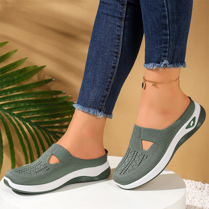 👟Női légáteresztő hálós felcsúszós cipő🌬️