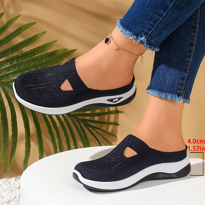👟Női légáteresztő hálós felcsúszós cipő🌬️