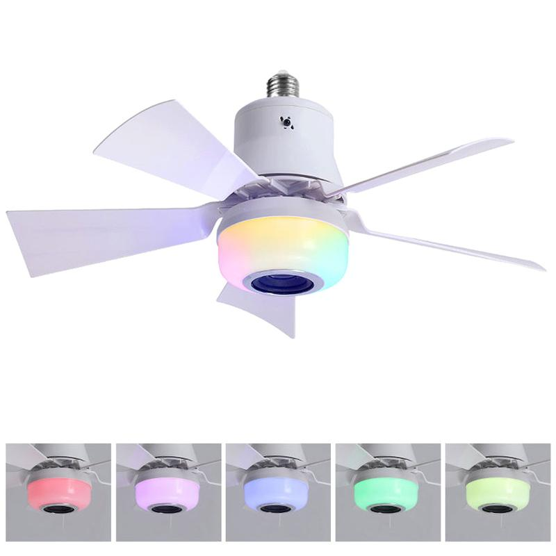 🌈Intelligens mennyezeti ventilátor világítással, RGB-vel és Bluetooth-hangszóróval💡