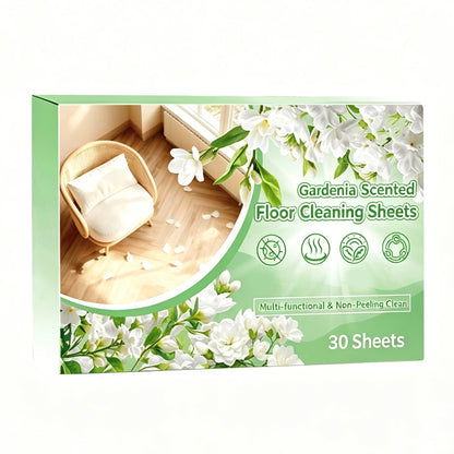 🌸 Tisztítsa és védje a padlót – Antibakteriális gardénia illatú padlótisztító lapok (30 lap, azonnal oldódó) – Utánvétes 🧼